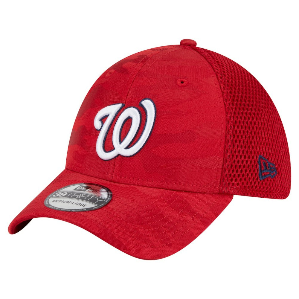 Washington Nationals New Era Subtle Camo 39THIRTY Flex Hat - Red Hats