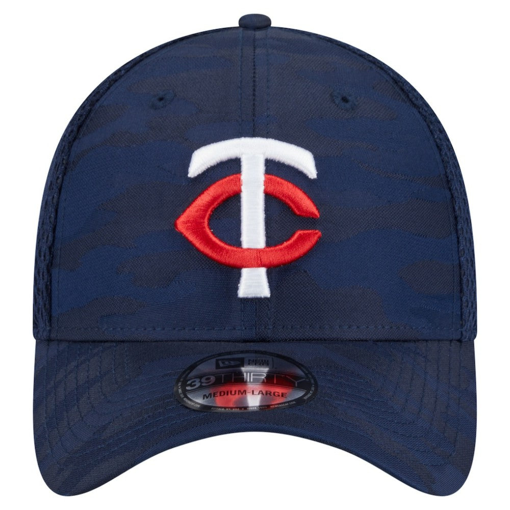 Minnesota Twins New Era Subtle Camo 39THIRTY Flex Hat - Navy Hats