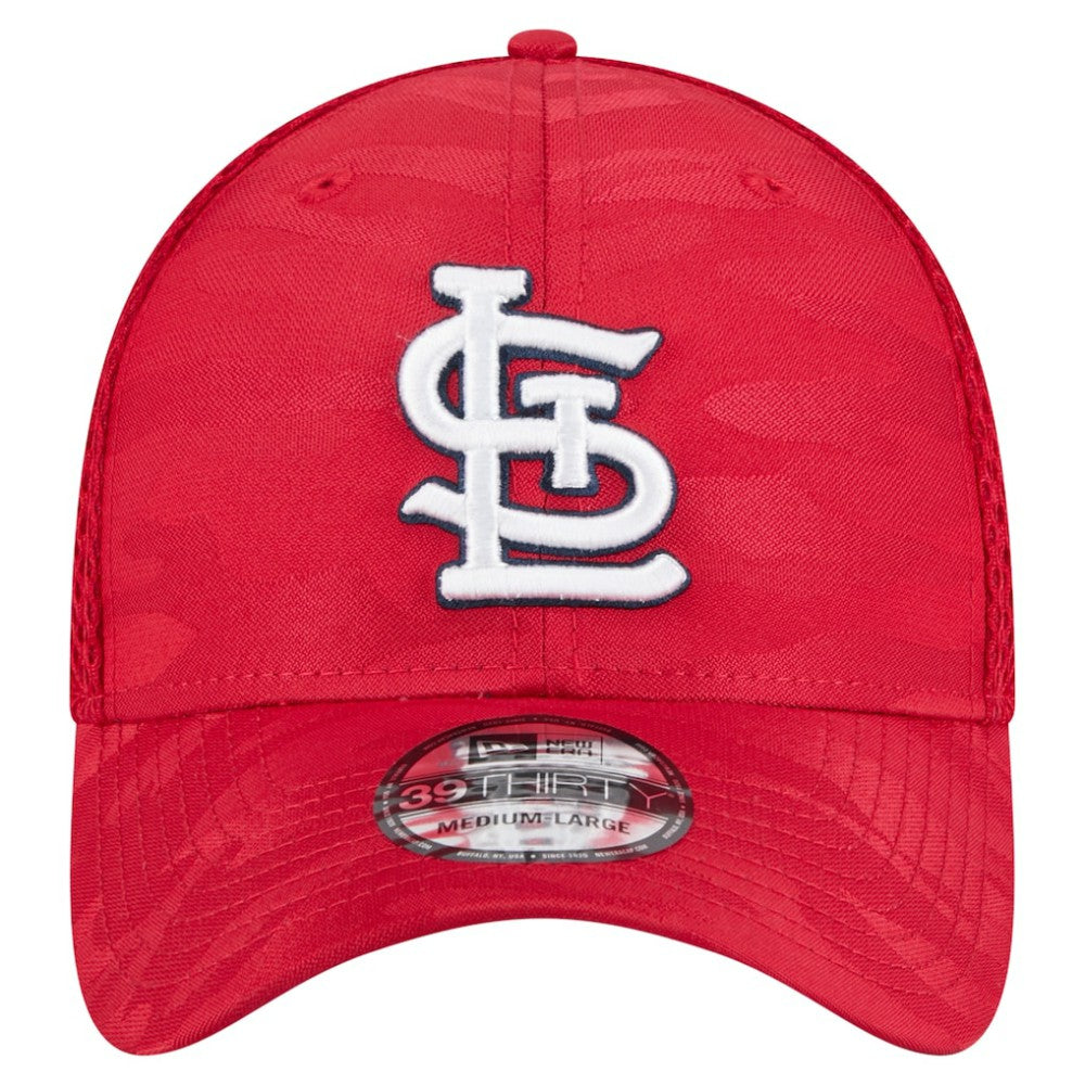 St. Louis Cardinals New Era Subtle Camo 39THIRTY Flex Hat - Red Hats