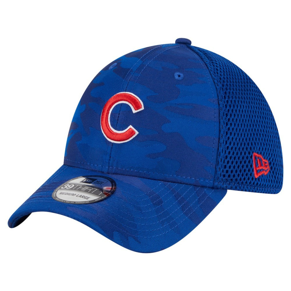 Chicago Cubs New Era Subtle Camo 39THIRTY Flex Hat - Royal Hats