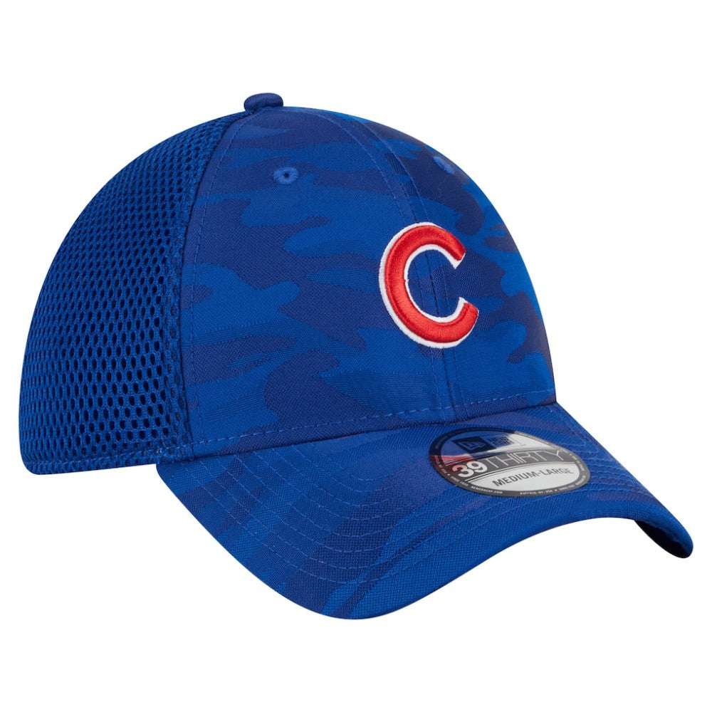 Chicago Cubs New Era Subtle Camo 39THIRTY Flex Hat - Royal Hats