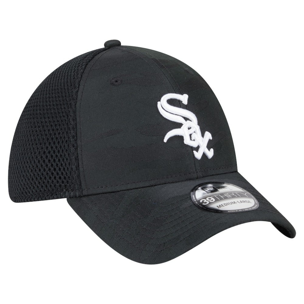 Chicago White Sox New Era Subtle Camo 39THIRTY Flex Hat - Black Hats