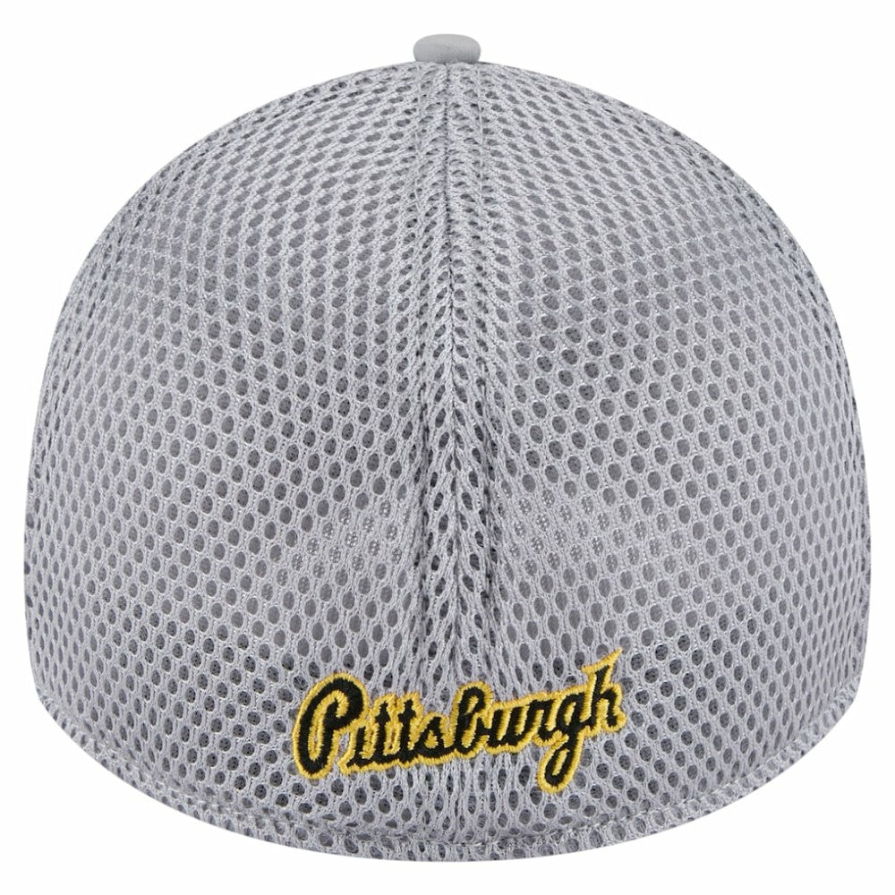 Pittsburgh Pirates New Era Linear 39THIRTY Flex Hat - Gray Hats