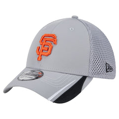 San Francisco Giants New Era Linear 39THIRTY Flex Hat - Gray Hats