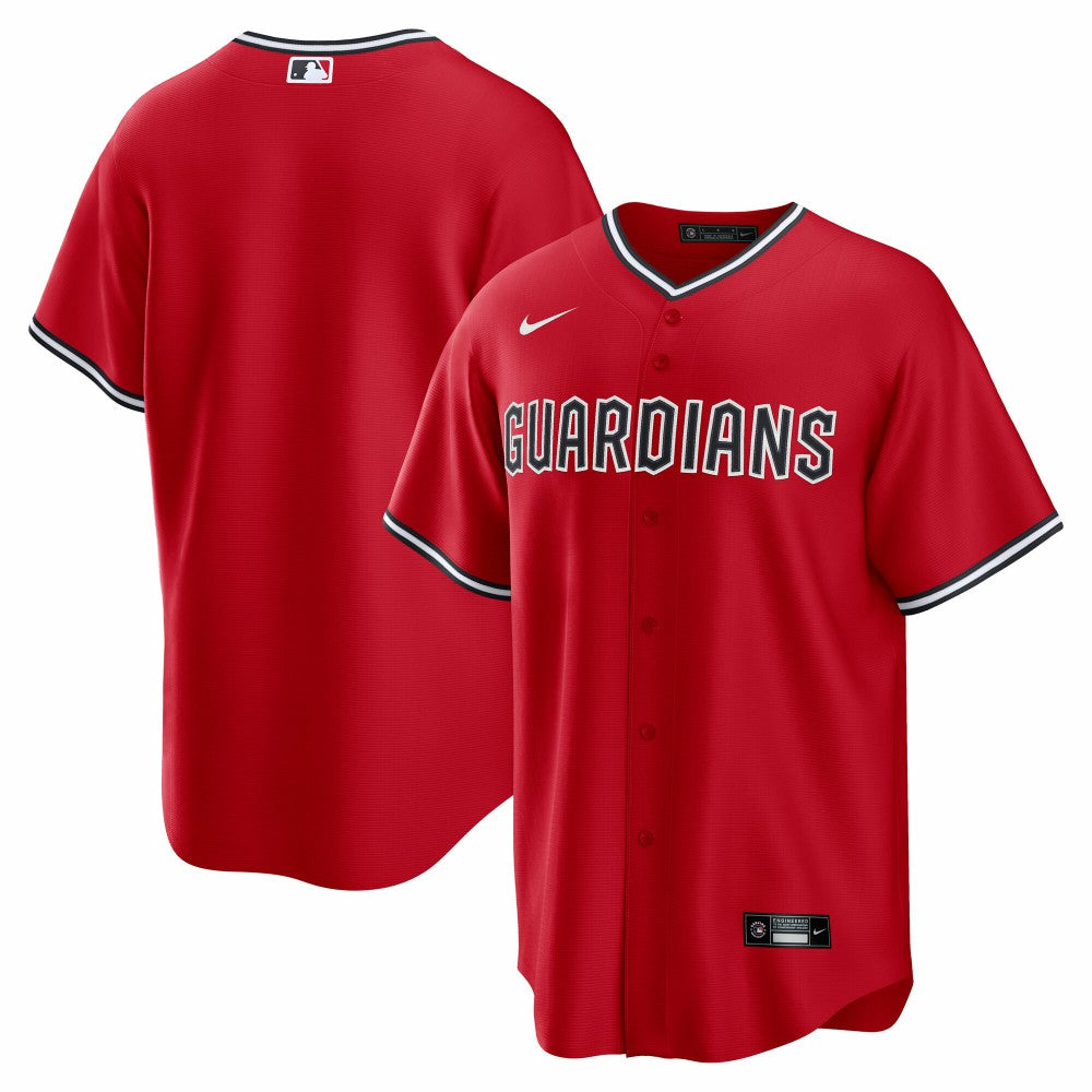 Cleveland Guardians Nike Alternate 2 Replica Jersey - Red Jerseys