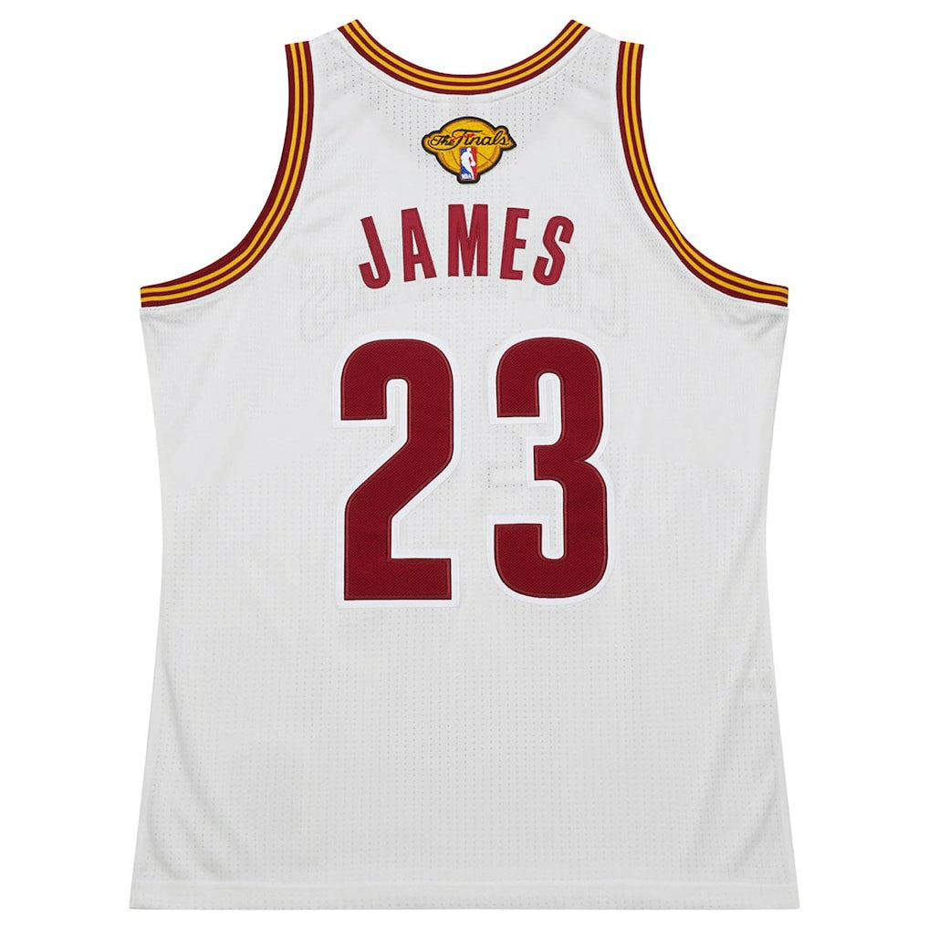 LeBron James Cleveland Cavaliers 2015/16 Hardwood Classics Authentic Jersey White