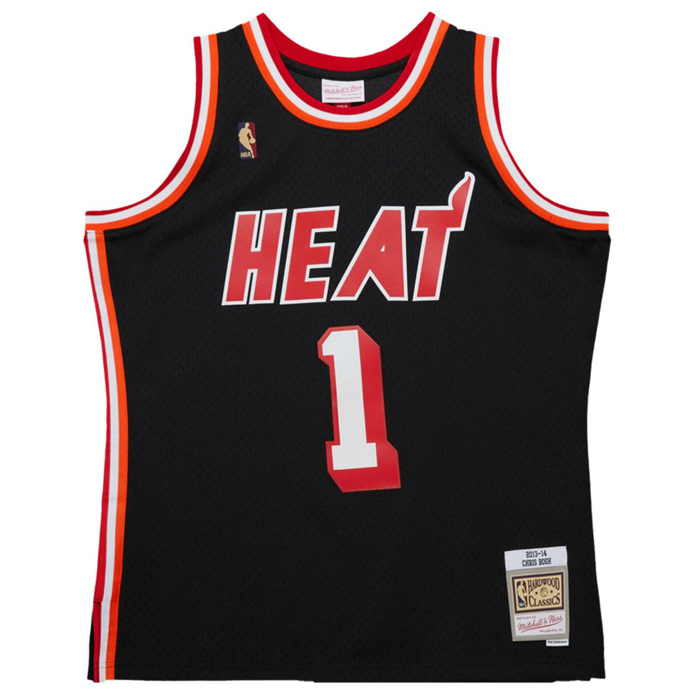 Chris Bosh Miami Heat 2013/14 Hardwood Classics Swingman Jersey Black