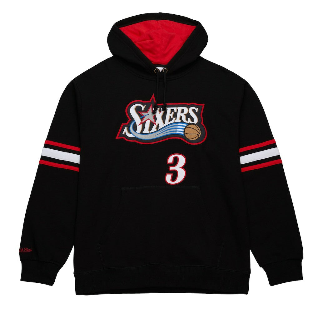 Allen Iverson Philadelphia 76ers Name & Number Pullover Hoodie Black