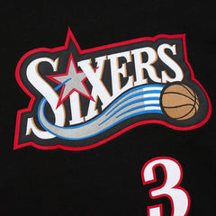 Allen Iverson Philadelphia 76ers Name & Number Pullover Hoodie Black