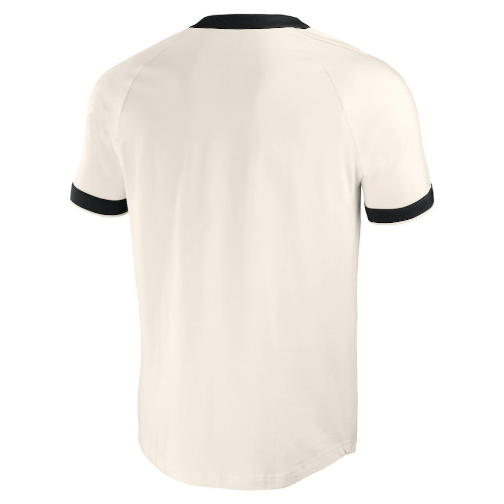 Pittsburgh Pirates Darius Rucker Collection by Fanatics Henley Raglan T-Shirt - White T-shirts