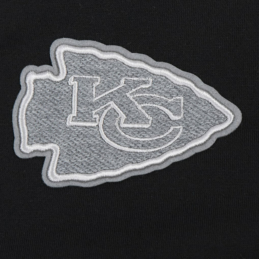 Kansas City Chiefs Pro Standard Women's Reverse French Terry Colorblock Full-Zip Hoodie Gray