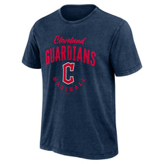 Cleveland Guardians Darius Rucker Collection by Fanatics Cooperstown Collection Washed T-Shirt - Navy T-shirts