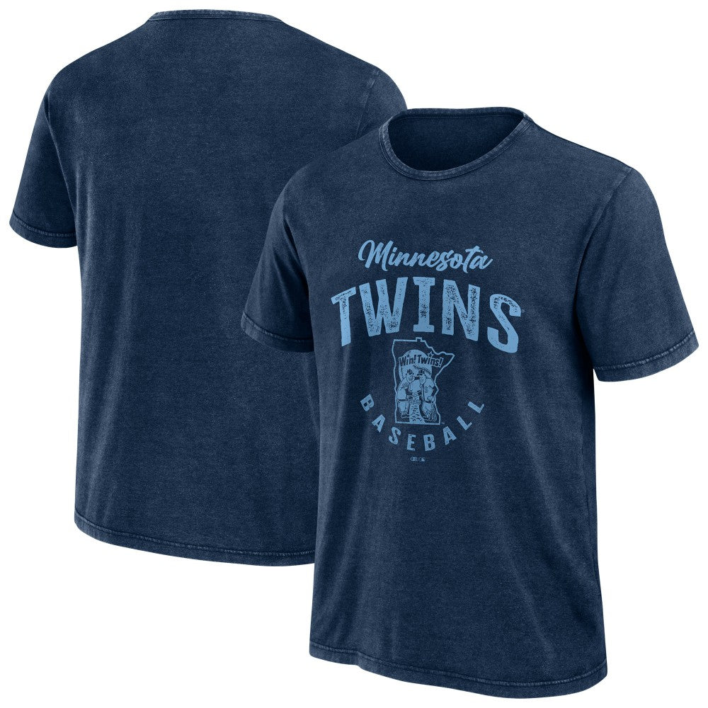 Minnesota Twins Darius Rucker Collection by Fanatics Cooperstown Collection Washed T-Shirt - Navy T-shirts