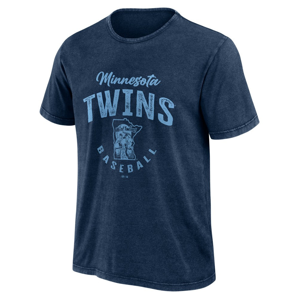 Minnesota Twins Darius Rucker Collection by Fanatics Cooperstown Collection Washed T-Shirt - Navy T-shirts