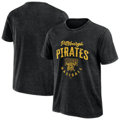 Pittsburgh Pirates Darius Rucker Collection by Fanatics Cooperstown Collection Washed T-Shirt - Black T-shirts