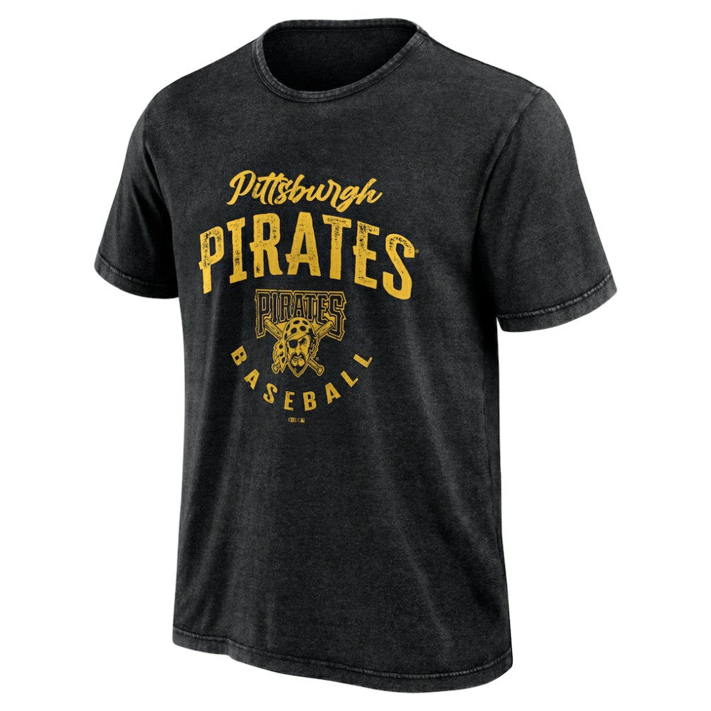 Pittsburgh Pirates Darius Rucker Collection by Fanatics Cooperstown Collection Washed T-Shirt - Black T-shirts