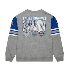 Dallas Cowboys Vintage Logo Pullover Sweatshirt Heather Gray