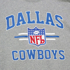 Dallas Cowboys Vintage Logo Pullover Sweatshirt Heather Gray