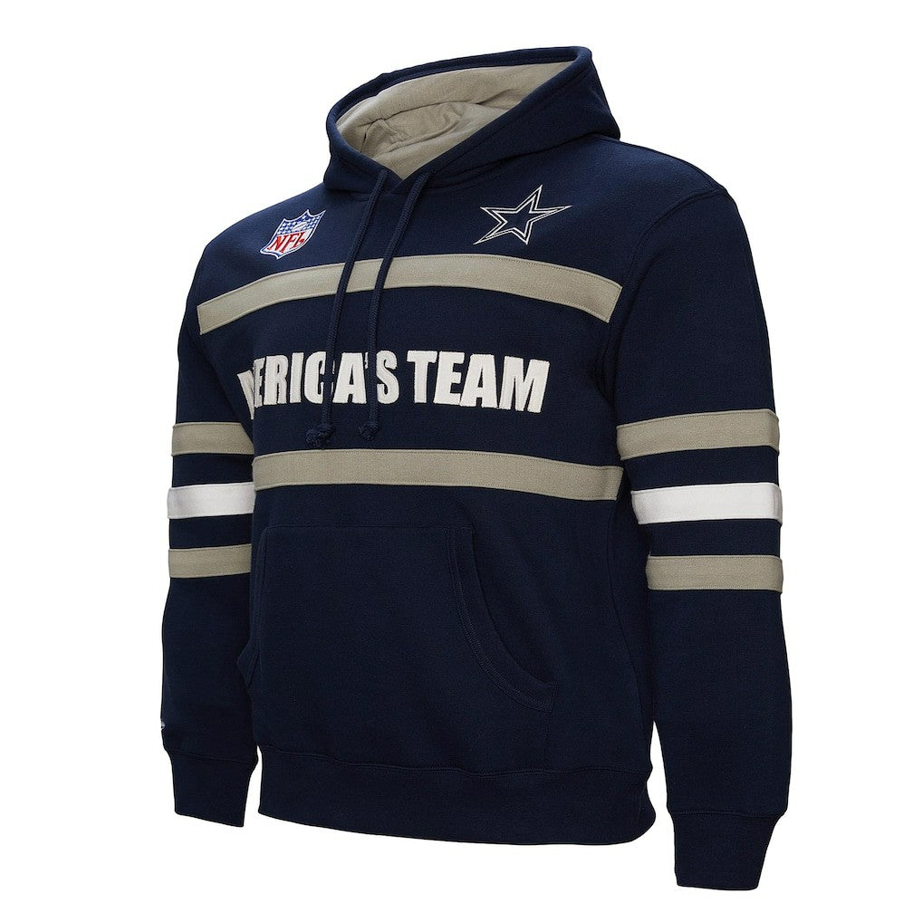 Dallas Cowboys America's Team Head Coach Pullover Hoodie Navy