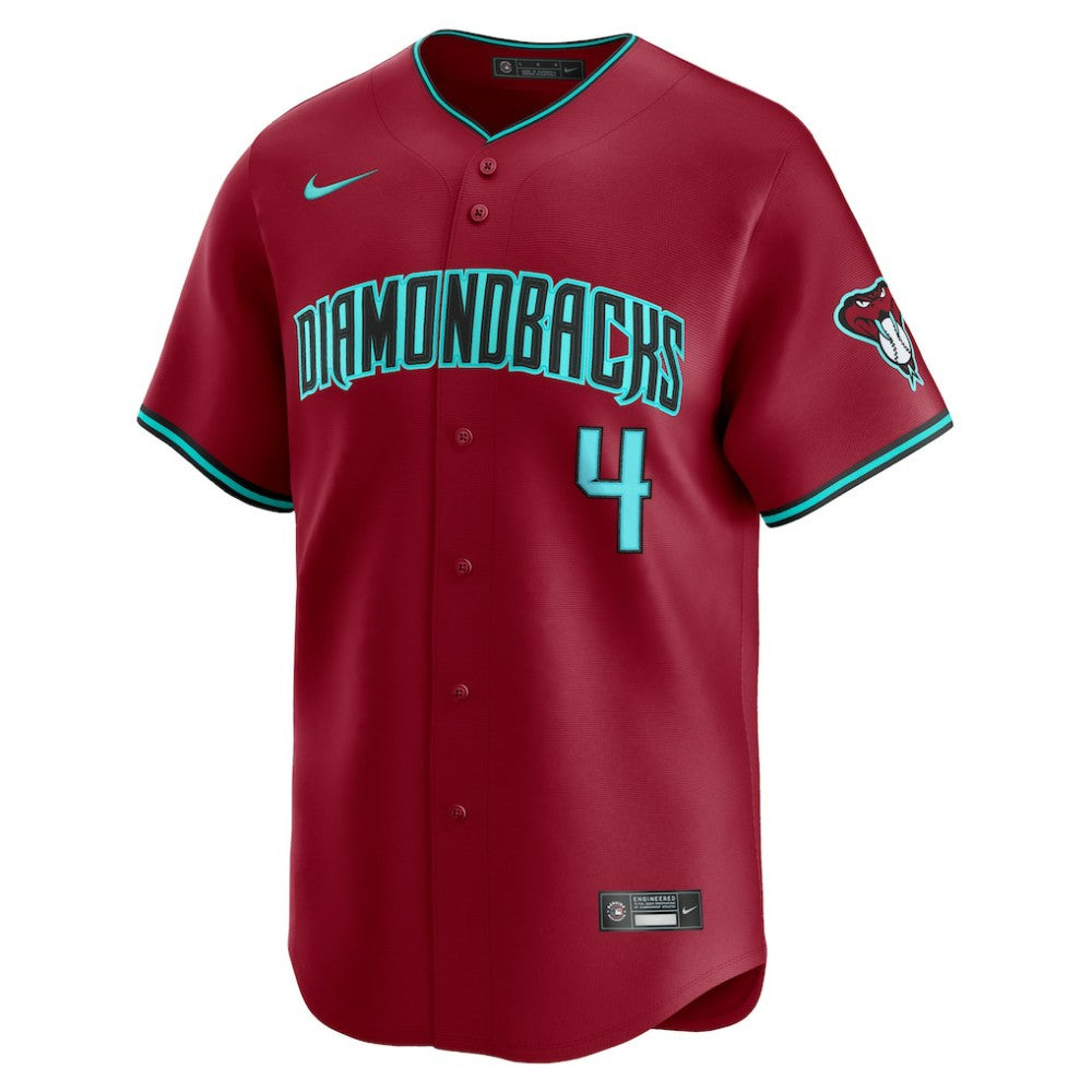 Ketel Marte Arizona Diamondbacks Nike Alternate 2 Limited Player Jersey - Red Jerseys