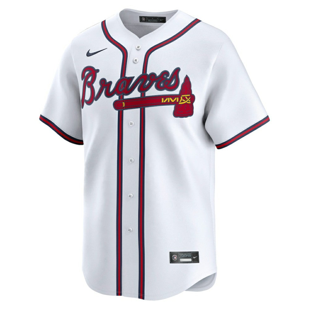 Atlanta Braves Nike Home Limited Jersey - White Jerseys