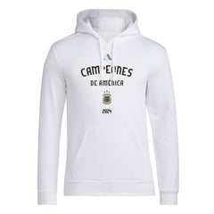 Argentina National Team 2024 Copa America Champions Pullover Hoodie White