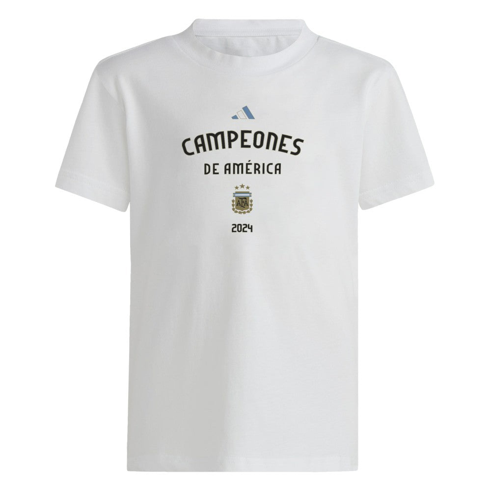 Argentina National Team Youth 2024 Copa America Champions T-Shirt White sale