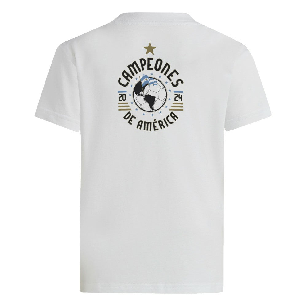 Argentina National Team Youth 2024 Copa America Champions T-Shirt White sale