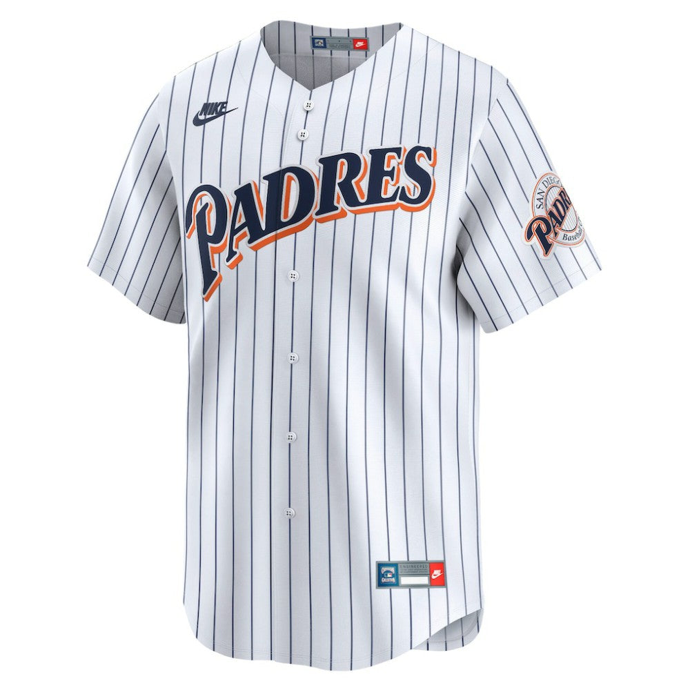San Diego Padres Nike Cooperstown Collection Limited Jersey - White Jerseys