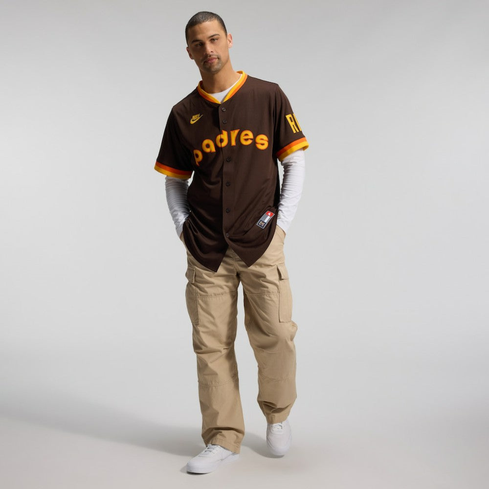 San Diego Padres Nike Cooperstown Collection Limited Jersey - Brown Jerseys