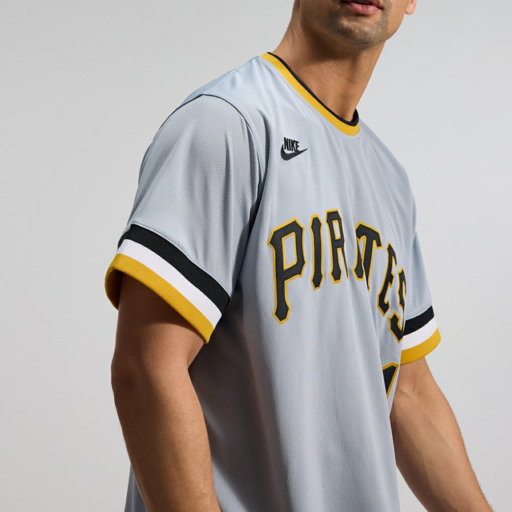 Roberto Clemente Pittsburgh Pirates Nike Throwback Cooperstown Collection Limited Jersey - Gray Jerseys