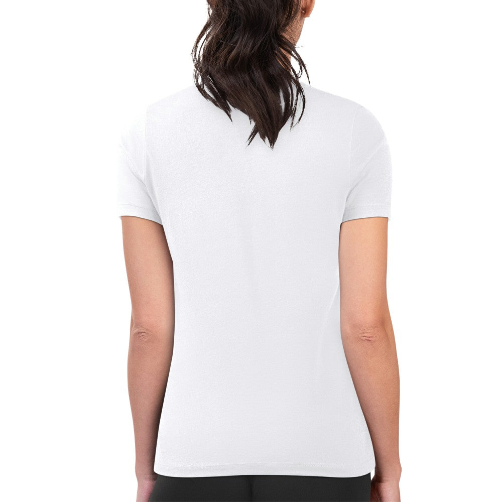 Houston Astros G-III 4Her by Carl Banks Women's Super-Slim Fit Lightweight Flowers Graphic T-Shirt - White T-shirts