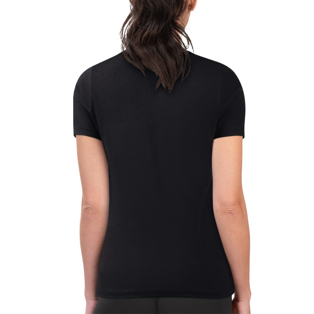 San Diego Padres G-III 4Her by Carl Banks Women's Super-Slim Fit Lightweight Flowers Graphic T-Shirt - Black T-shirts