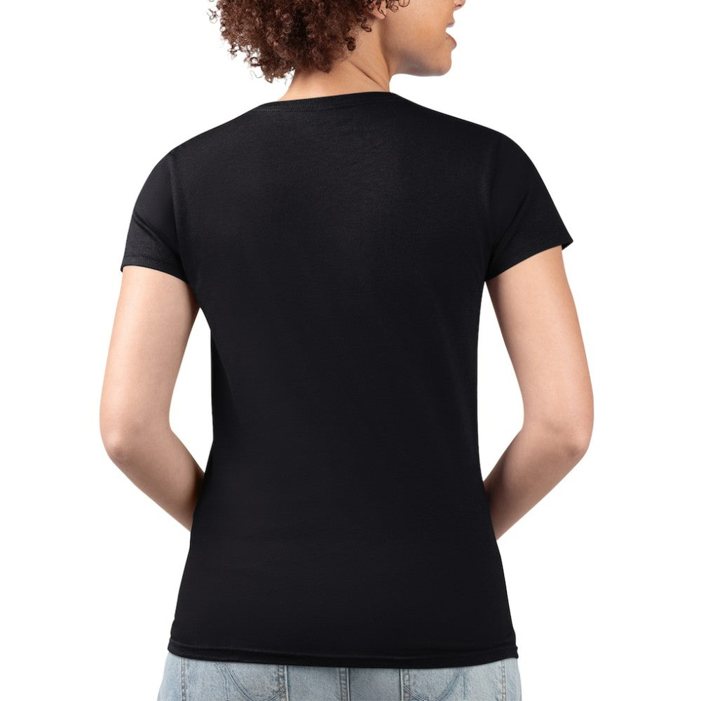 Chicago White Sox G-III 4Her by Carl Banks Women's Super-Slim Fit Lightweight Flowers Graphic V-Neck T-Shirt - Black T-shirts