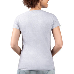 Pittsburgh Pirates G-III 4Her by Carl Banks Women's Super-Slim Fit Lightweight Flowers Graphic V-Neck T-Shirt - Heather Gray T-shirts