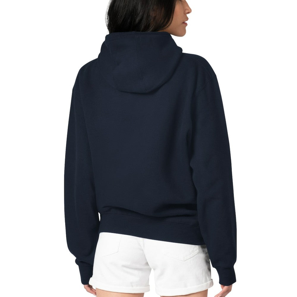 Milwaukee Brewers G-III 4Her by Carl Banks Women's Flowers Graphic Pullover Hoodie - Navy Hoodies