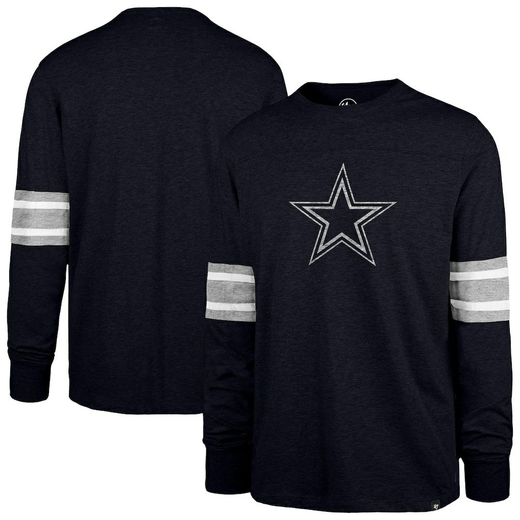 Dallas Cowboys '47 Premier Brex Long Sleeve T-Shirt Navy