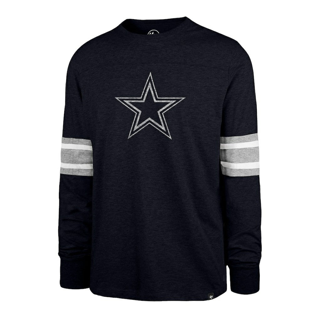 Dallas Cowboys '47 Premier Brex Long Sleeve T-Shirt Navy