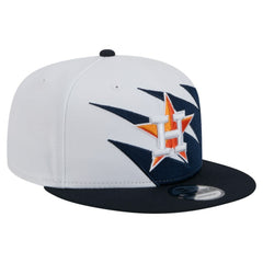 Houston Astros New Era Jagged 9FIFTY Snapback Hat - Navy/White Hats
