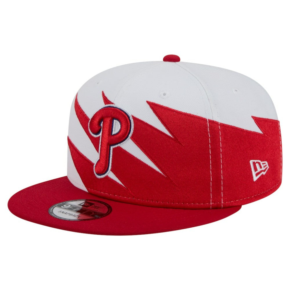 Philadelphia Phillies New Era Jagged 9FIFTY Snapback Hat - Red/White Hats