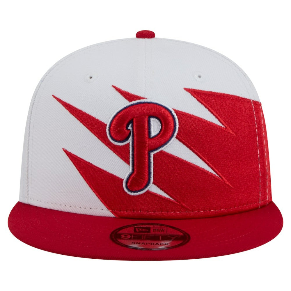 Philadelphia Phillies New Era Jagged 9FIFTY Snapback Hat - Red/White Hats