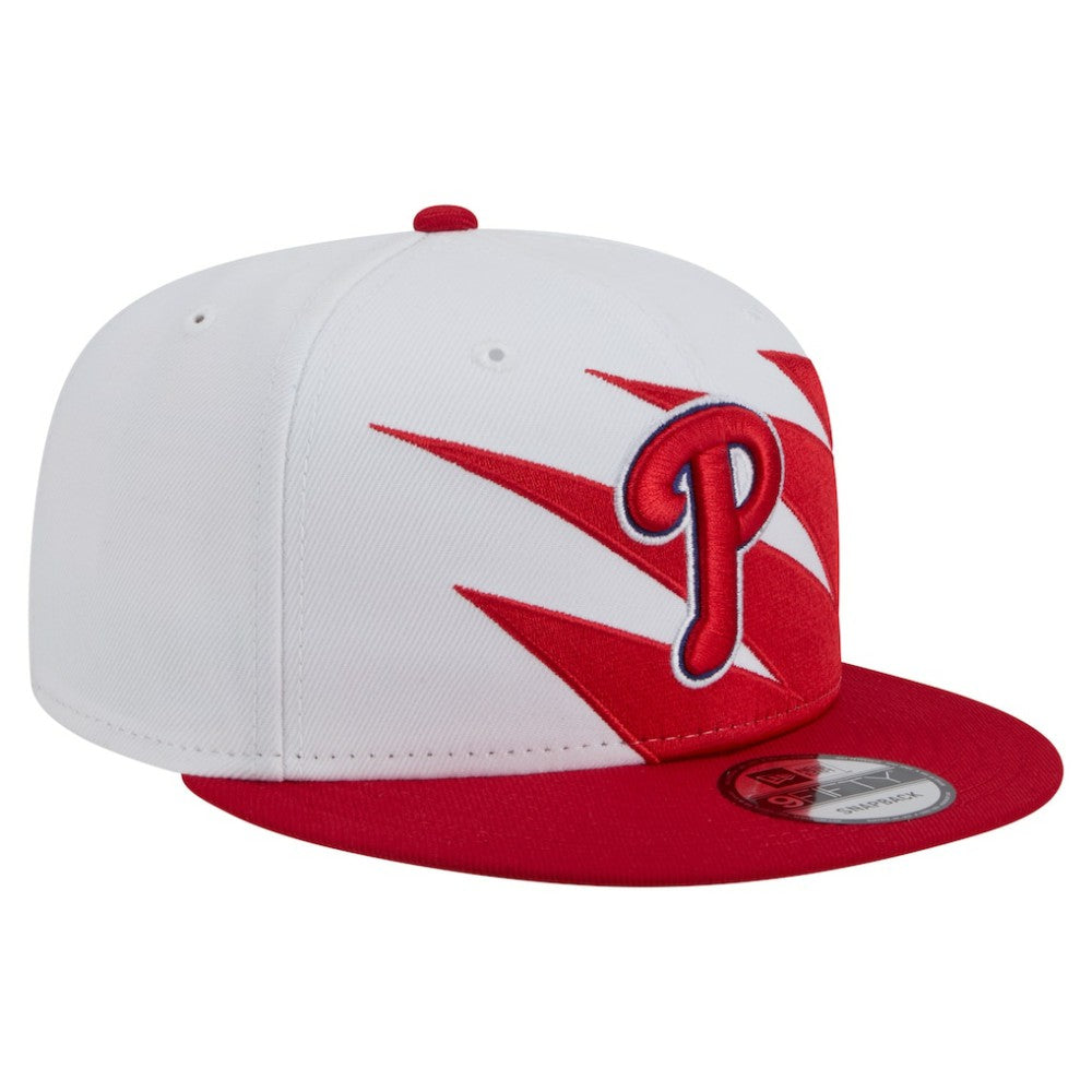 Philadelphia Phillies New Era Jagged 9FIFTY Snapback Hat - Red/White Hats