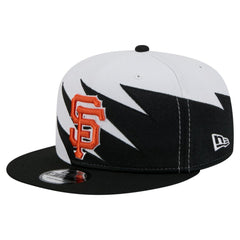 San Francisco Giants New Era Jagged 9FIFTY Snapback Hat - Black/White Hats