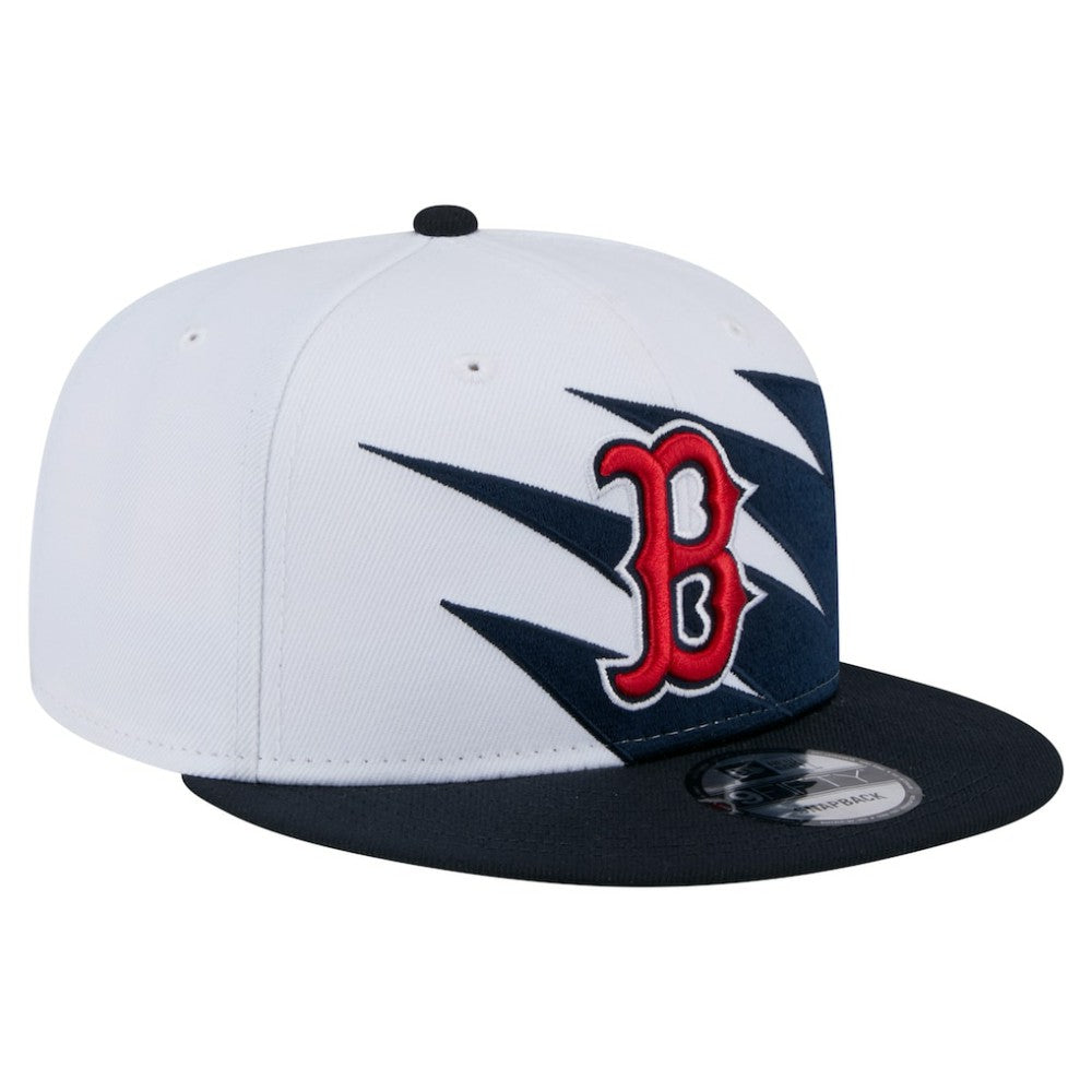 Boston Red Sox New Era Jagged 9FIFTY Snapback Hat - Navy/White Hats