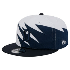 Detroit Tigers New Era Jagged 9FIFTY Snapback Hat - Navy/White Hats