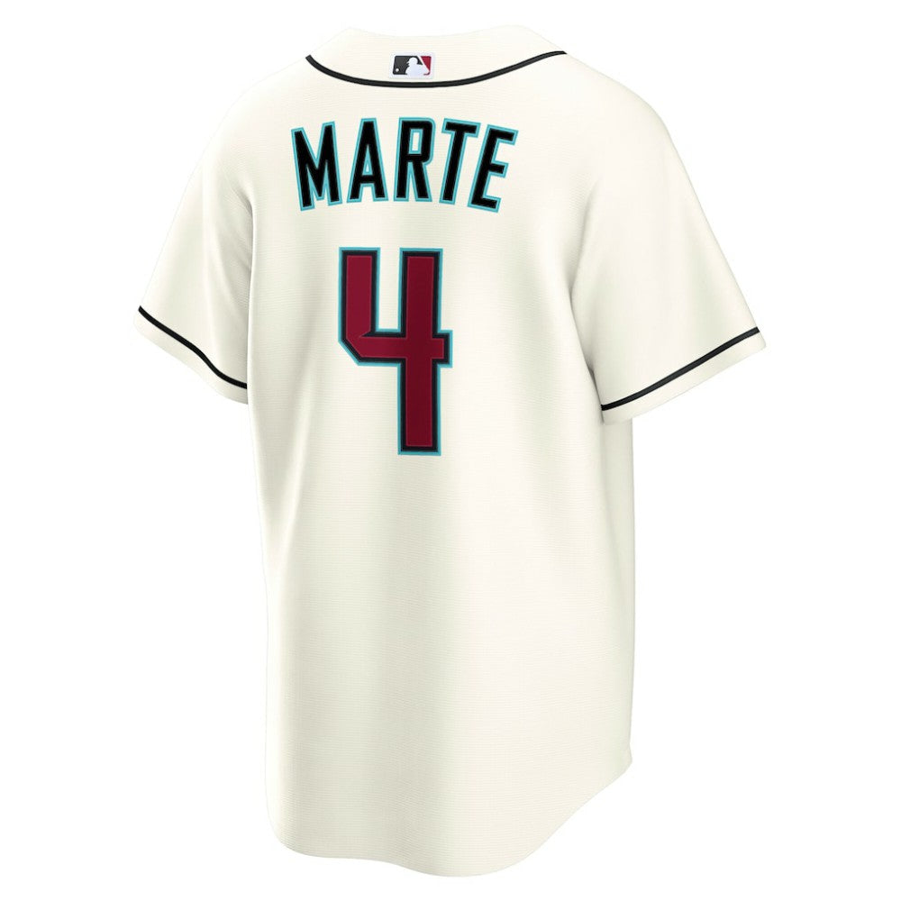 Ketel Marte Arizona Diamondbacks Nike Home Replica Jersey - Cream Jerseys