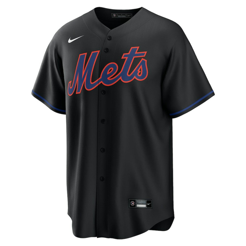 Brandon Nimmo New York Mets Nike Alternate Replica Jersey - Black Jerseys