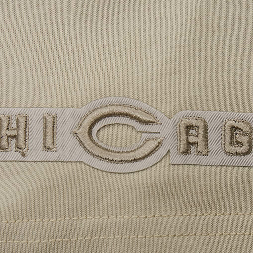 Chicago Bears Pro Standard Drop Shoulder T-Shirt Tan