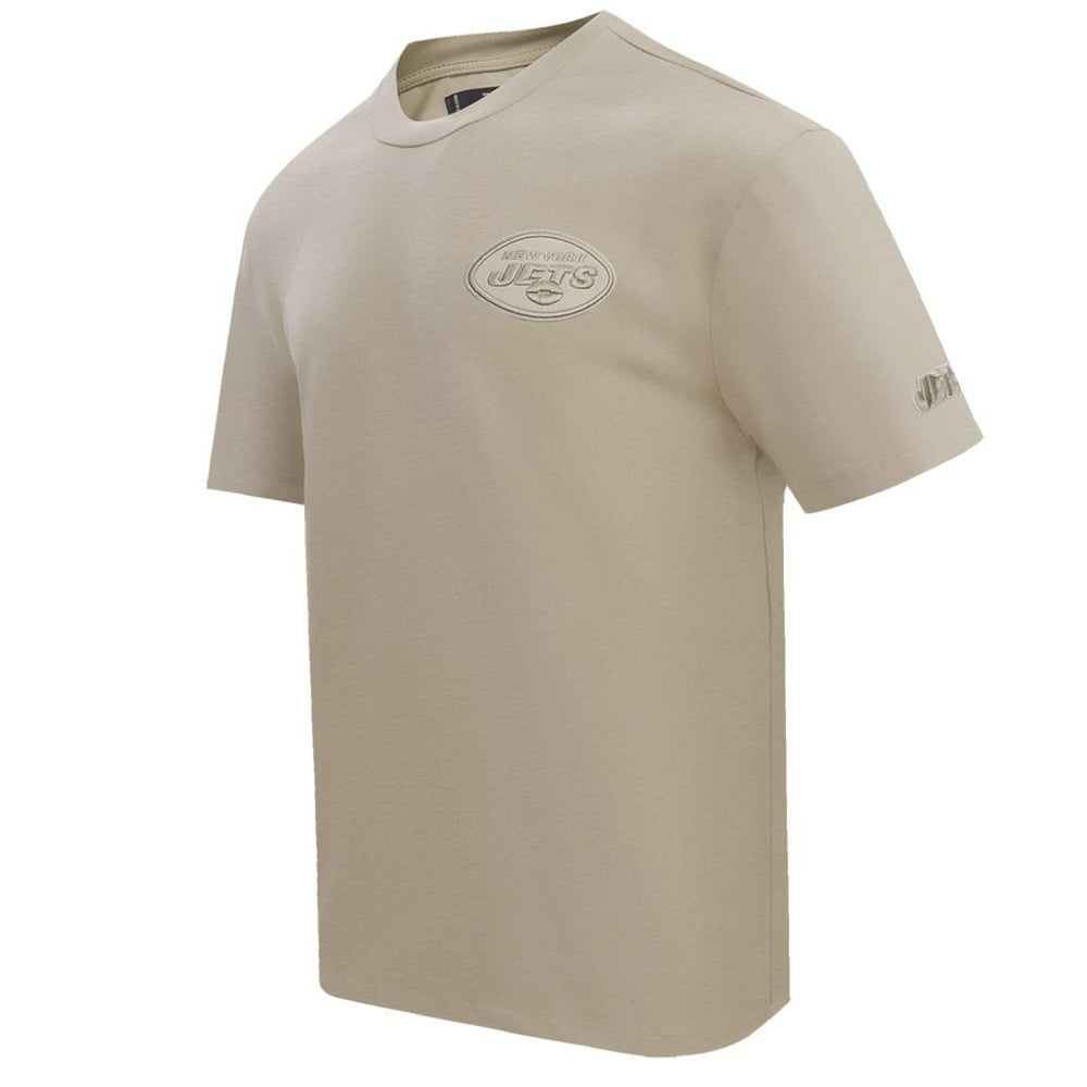 New York Jets Pro Standard Drop Shoulder T-Shirt Tan