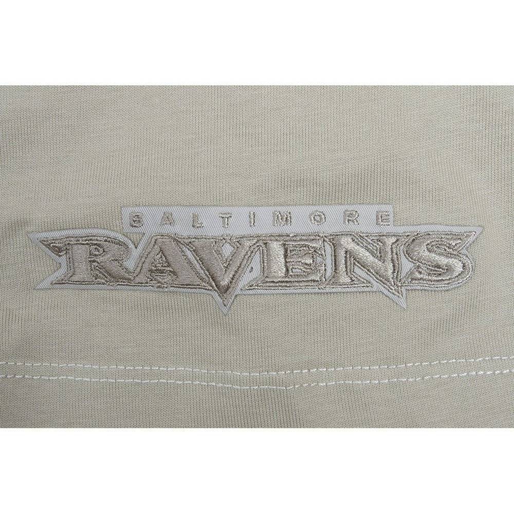 Baltimore Ravens Pro Standard Drop Shoulder T-Shirt Tan